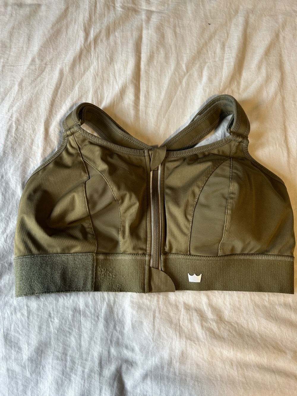 SheFit Olive Green Sports Bra 2Luxe